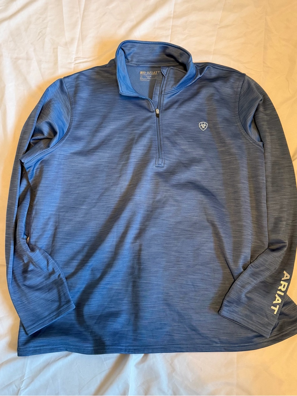 Ariat Blue Womens XXL Quarter-Zip Pullover